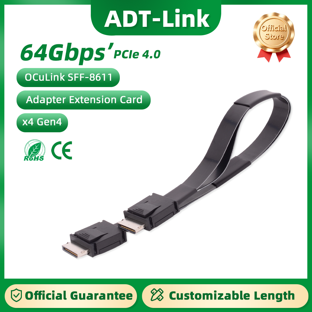 Oculink Egpu Mini Pc - Kabel przedłużający ADT-Link PCI-E 4.0 X4