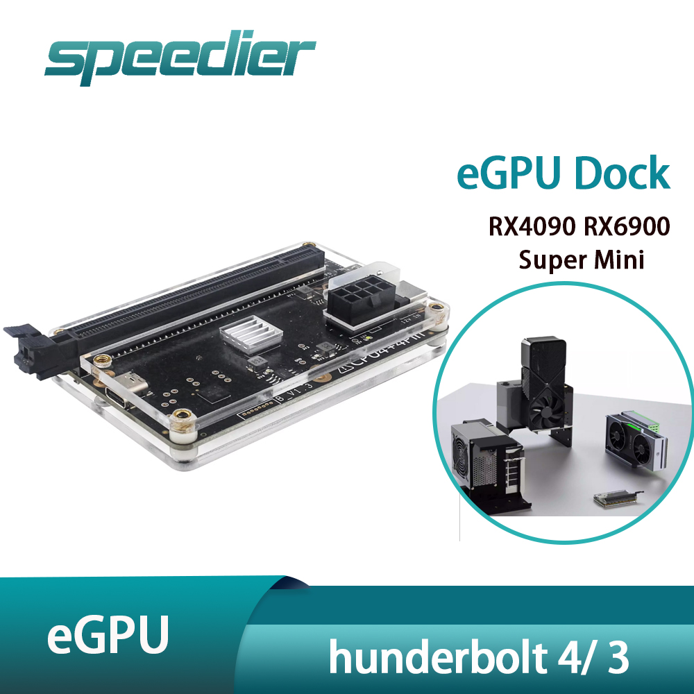 Thunderbolt 4 Egpu Dock Mini Pc - Stacja dokująca Thunderbolt 4 3 eGPU