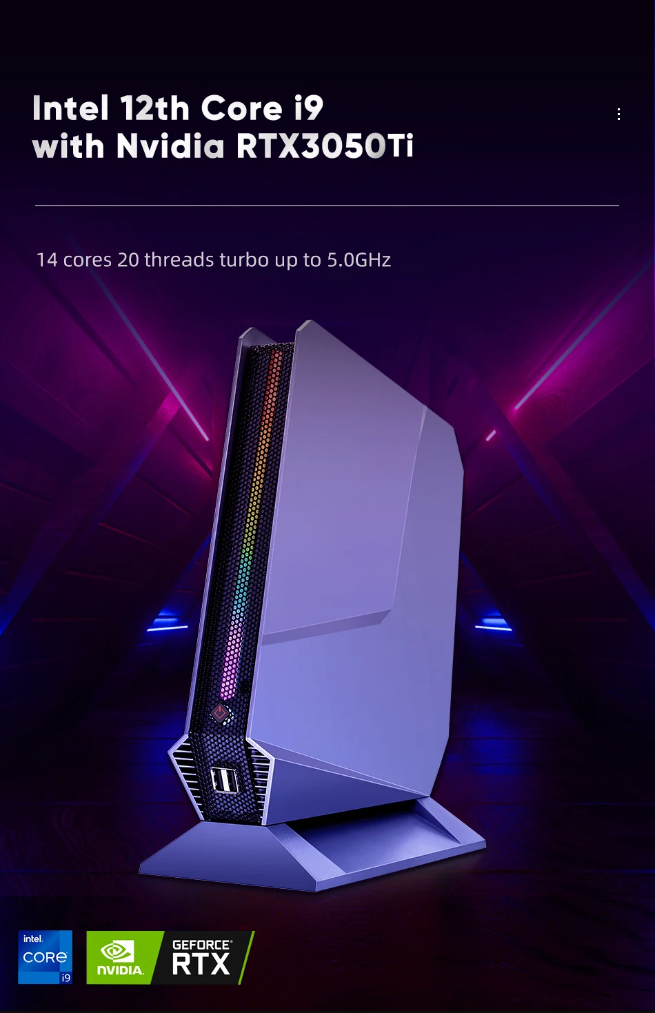 Intel Core I9 13900H Mini Pc - Dedykowany komputer dla graczy Intel Core