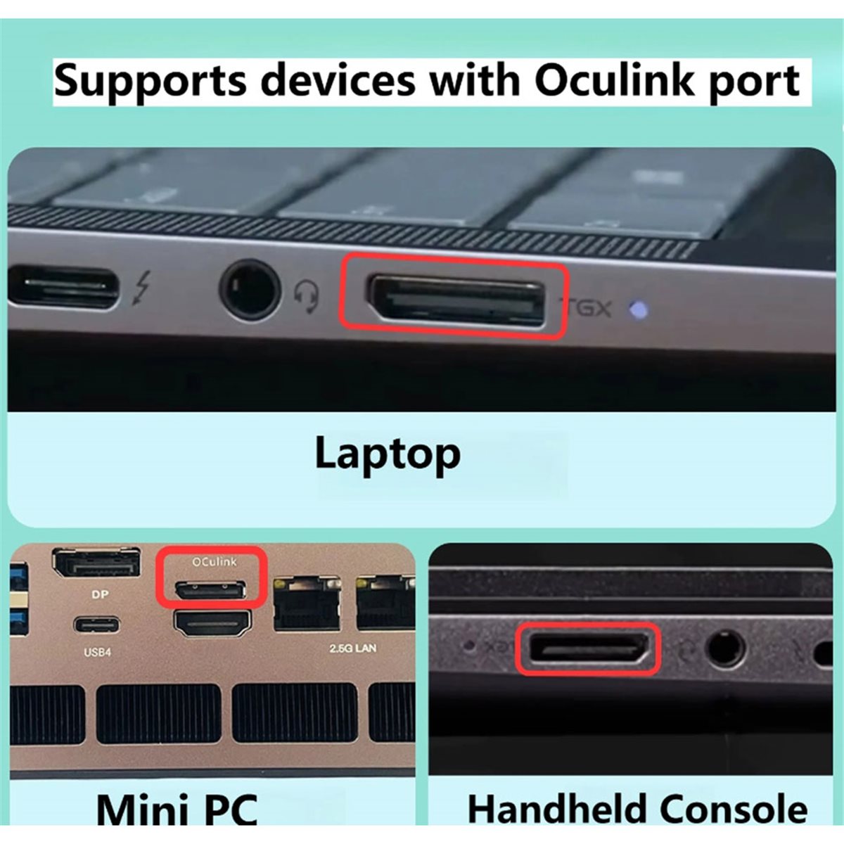 Oculink Egpu Mini Pc - NOWA FABRYKA~Oculink EGPU Stacja Dokująca Karty