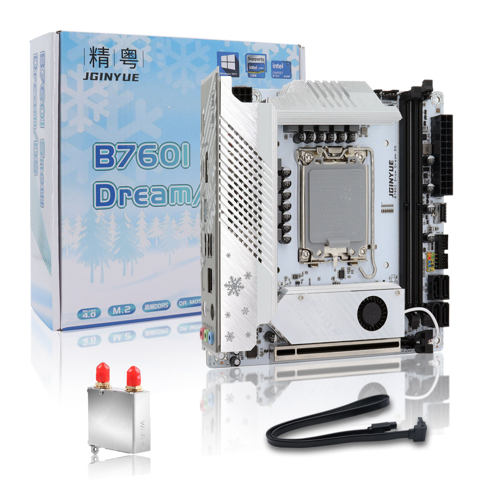 Lga1700 Itx Motherboard Ddr5 - Płyta główna JGINYUE B760 Mini ITX