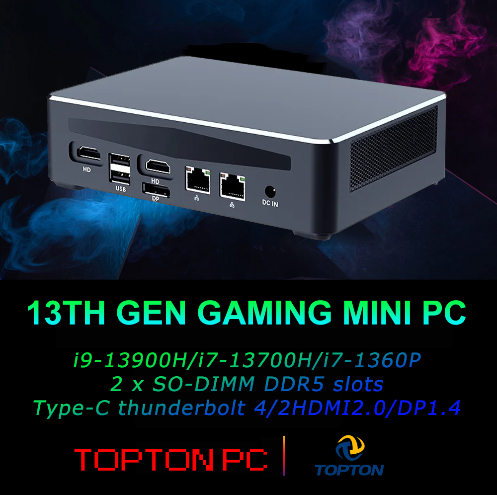 Intel Core I9 13900H Mini Pc - Wydajny komputer stacjonarny z procesorem Core