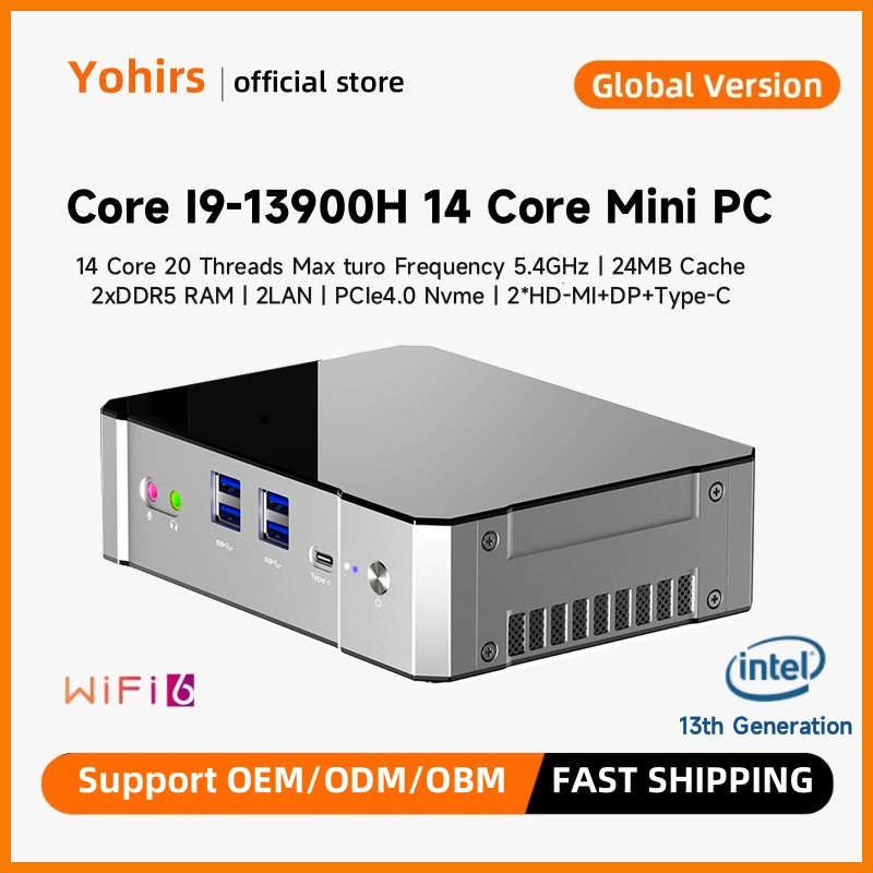 Intel Core I9 13900H Mini Pc - Yohirs 13. generacji i9 13900H i7