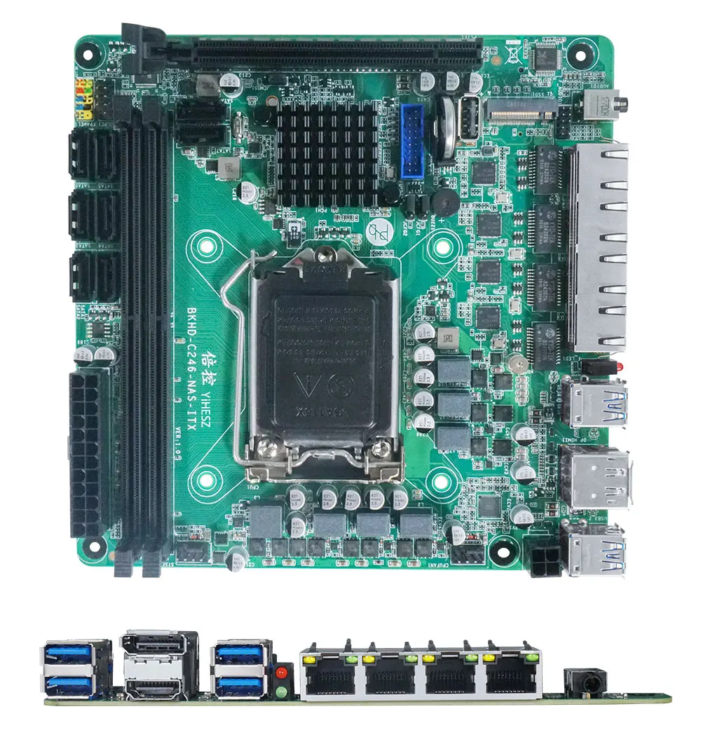 Płyta główna C246 ITX NAS obsł – Nas Motherboard 8 Sata Mini Itx recenzja i cena