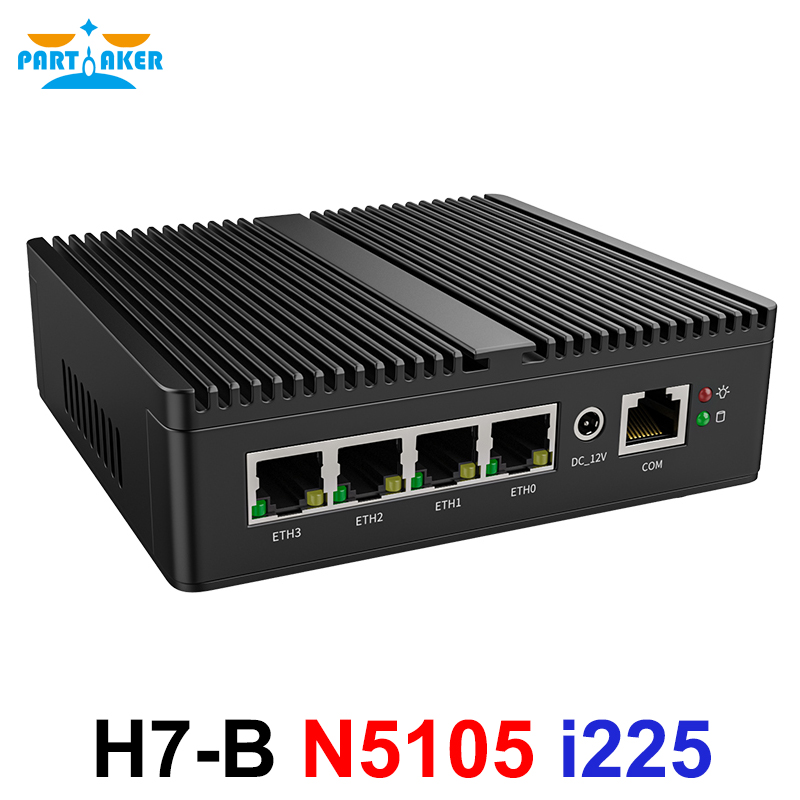 Mini PC Partaker N5105 N150 J4 – Pfsense Firewall Router 2.5G 4 I226 recenzja i cena