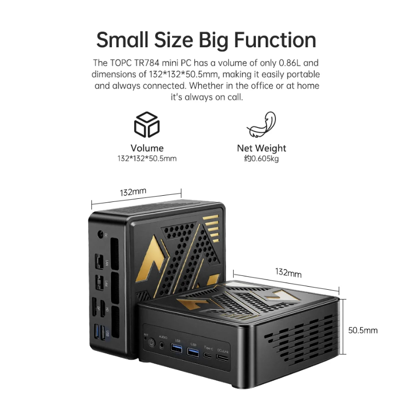 TOPC OCuLink Mini PC Ryzen 7 7 – Oculink Egpu Mini Pc recenzja i cena