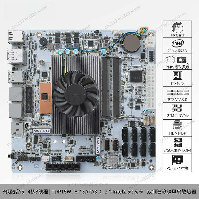 Płyta główna Df 8 Bay NAS I5-8 – Nas Motherboard 8 Sata Mini Itx recenzja i cena