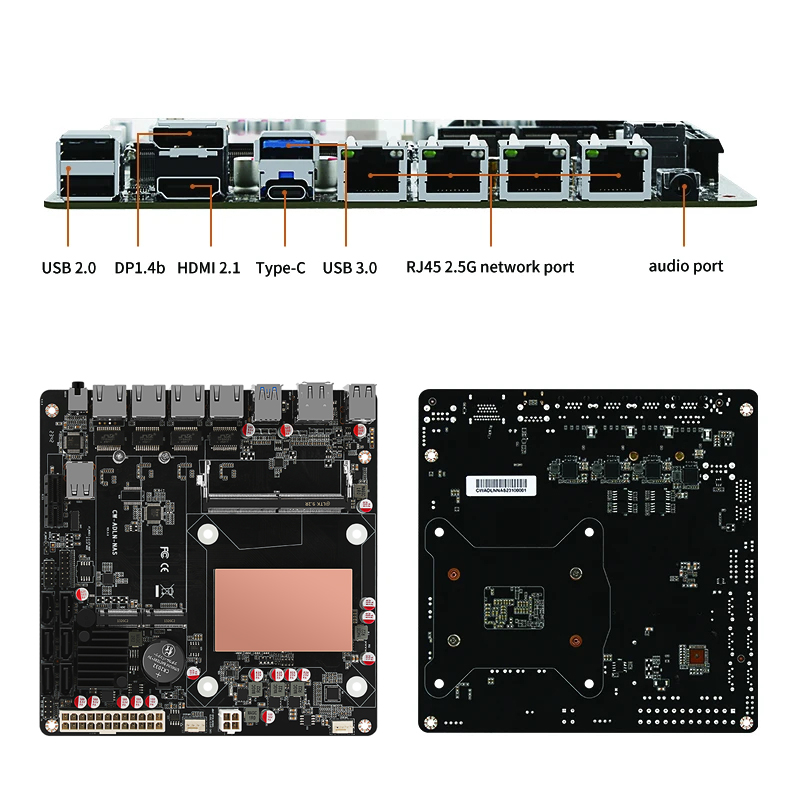 Zestaw płyty głównej ITX N150  – Nas Motherboard 8 Sata Mini Itx recenzja i cena