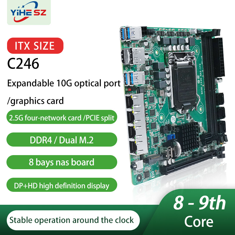 Płyta główna NAS C246 8 SATA 8 – Nas Motherboard 8 Sata Mini Itx recenzja i cena