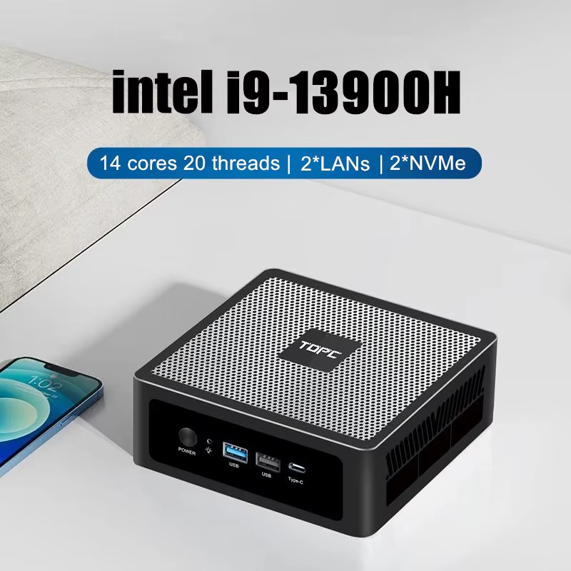 Topton Gaming Mini PC 13. gene – Intel Core I9 13900H Mini Pc recenzja i cena