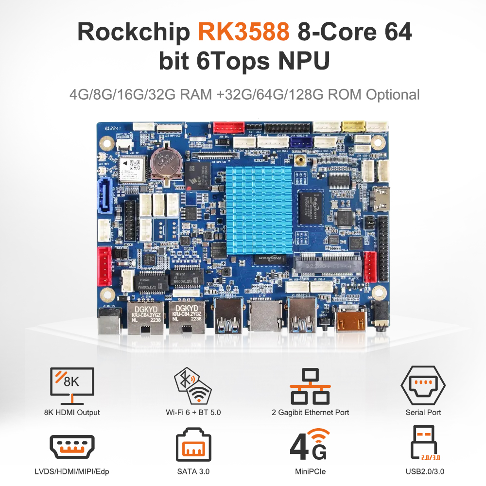 Płytka rozwojowa Rockchip RK35 – Rockchip Rk3588 Development Board recenzja i cena