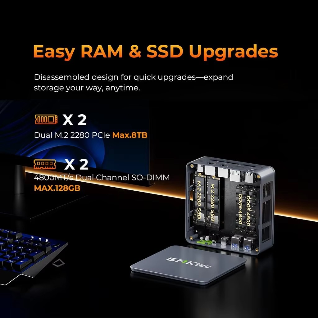 GMKtec Gaming Mini PC K6 M6 Ul – Amd Ryzen 7 7840Hs Mini Pc recenzja i cena