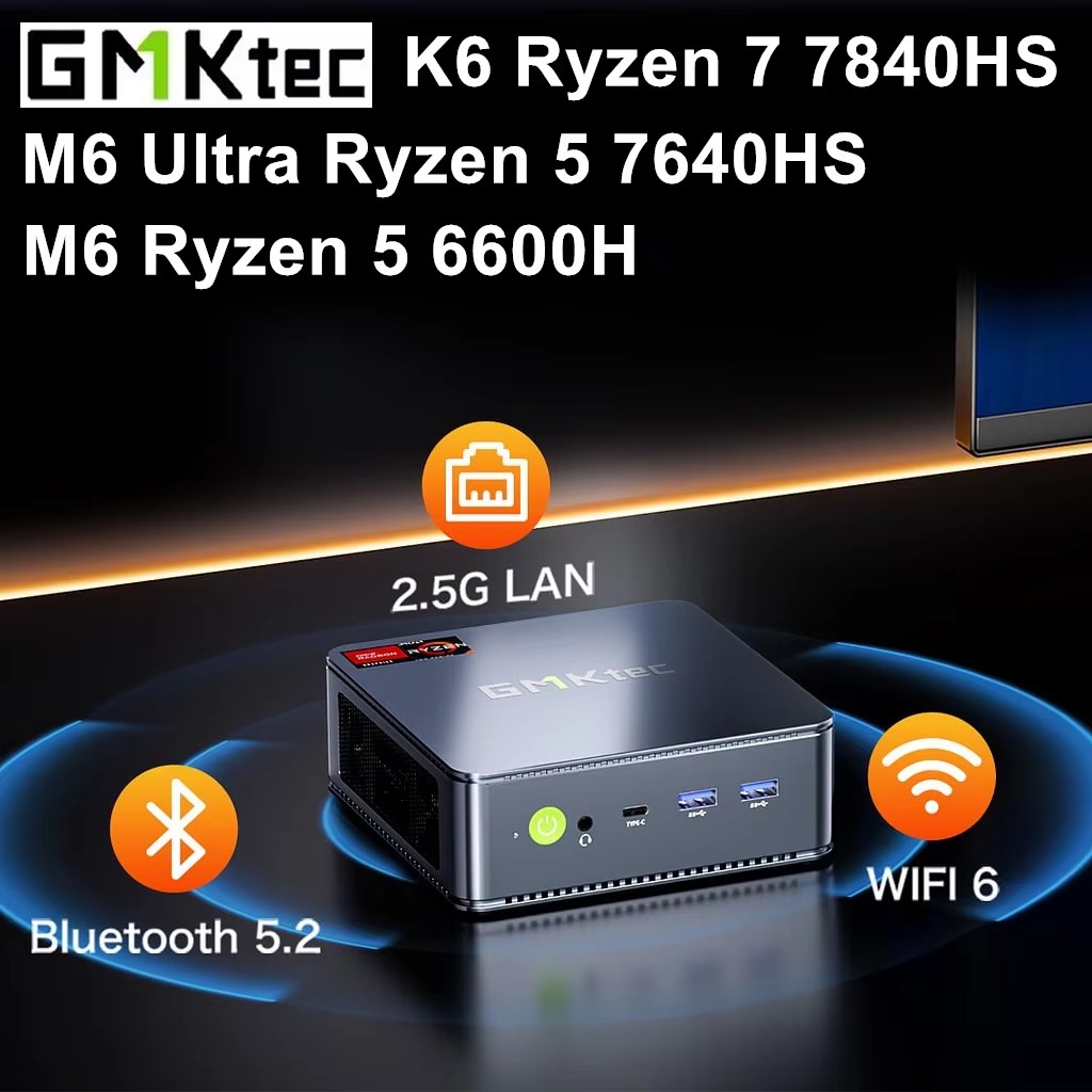 GMKtec Gaming Mini PC K6 M6 Ul – Amd Ryzen 7 7840Hs Mini Pc recenzja i cena