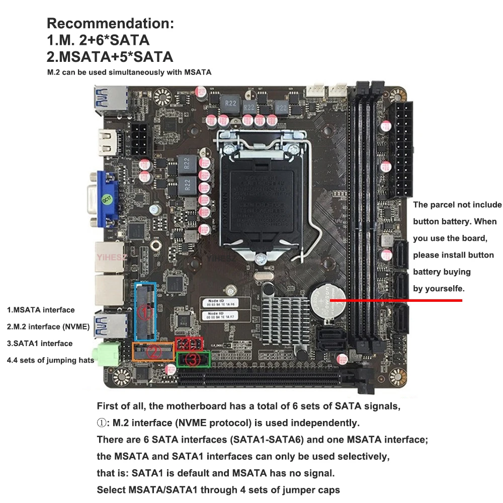 Płyta główna B365 Mini-ITX LGA – Nas Motherboard 8 Sata Mini Itx recenzja i cena