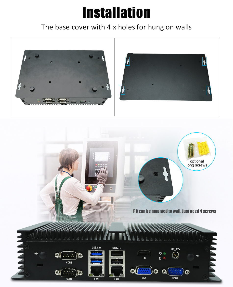 Komputer pokładowy bez wentyla – Fanless Industrial Pc Rs485 Core I7 recenzja i cena