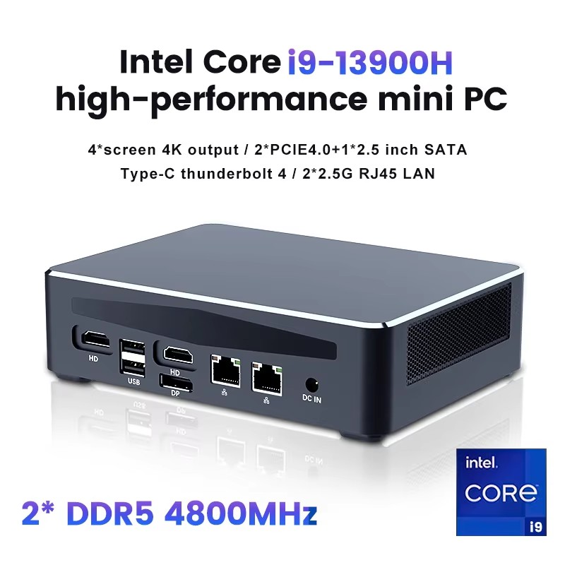 Topton Gaming 4 NAS Mini PC Co – Intel Core I9 13900H Mini Pc recenzja i cena