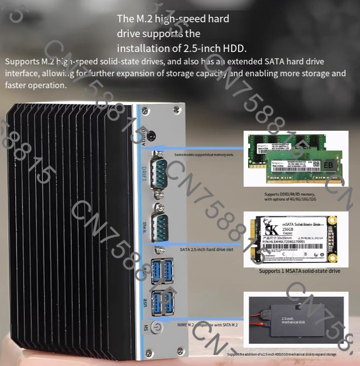 Przemysłowy komputer PC z dwom – Fanless Industrial Pc Rs485 Core I7 recenzja i cena