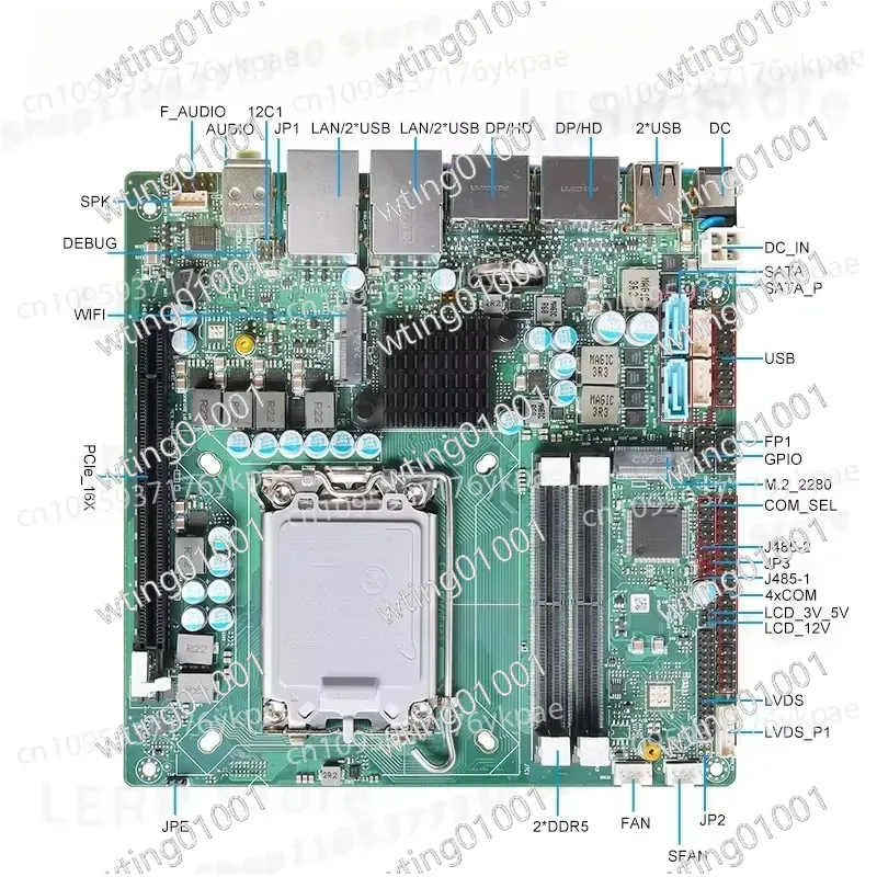 Płyta główna Mini ITX 13. gene – Lga1700 Itx Motherboard Ddr5 recenzja i cena