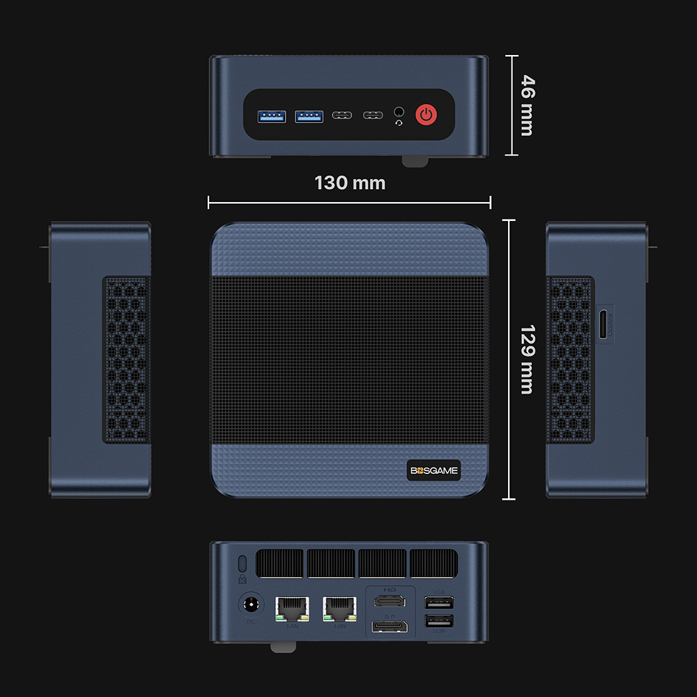 BOSGAME M4 Neo Mini PC AMD Ryz – Amd Ryzen 7 7840Hs Mini Pc recenzja i cena