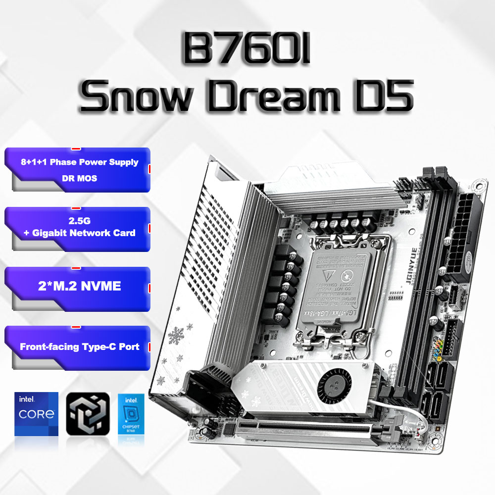 Płyta główna B760i ARGB WIFI D – Lga1700 Itx Motherboard Ddr5 recenzja i cena