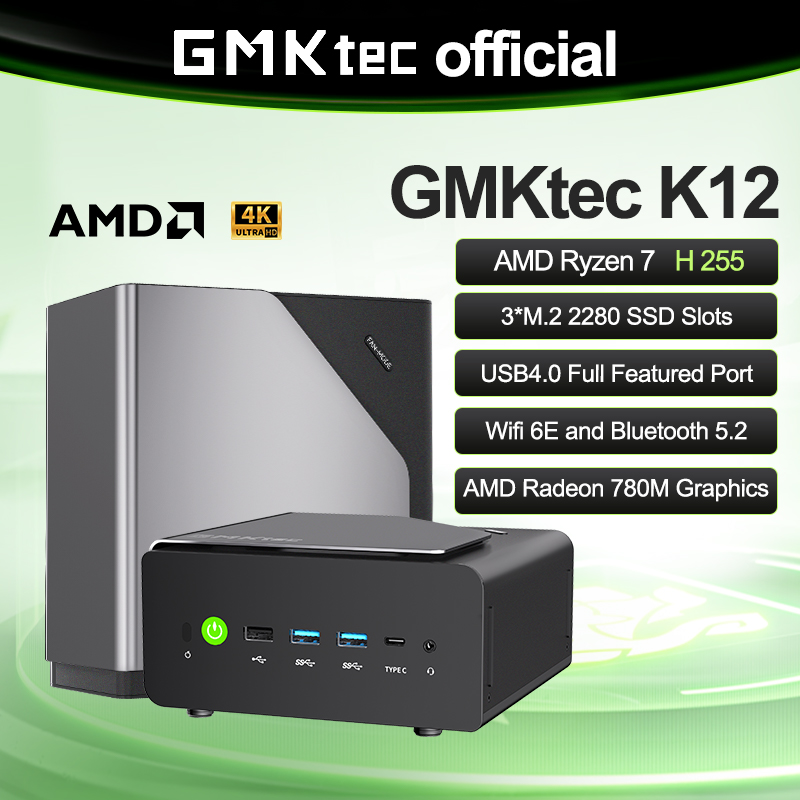 GMKtec K12 Mini PC AMD Ryzen ™ – Oculink Egpu Mini Pc recenzja i cena